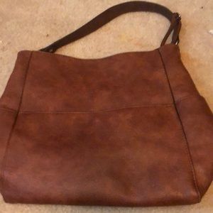 Brown shoulder bag